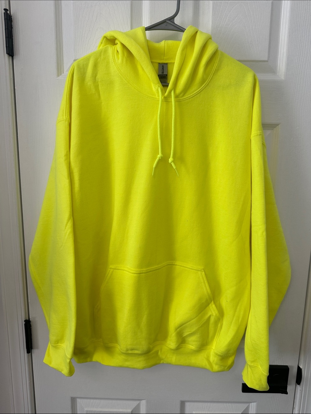 Gildan Neon Yellow Pullover Hoodie